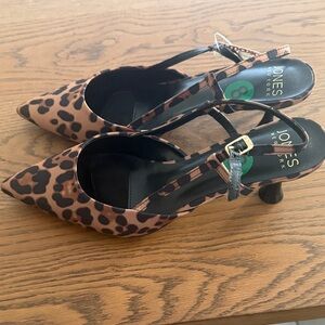 NWT Jones New York Leopard Print Heels